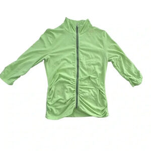 Calvin Klein Lime Green Women's performance jacket: size small